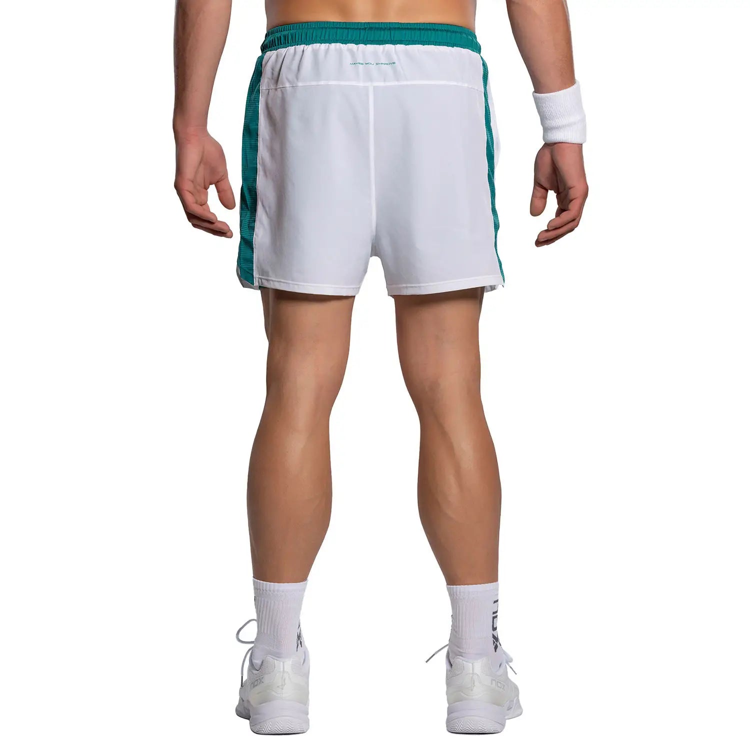 NOX Shorts Herr PRO White/Ivy Green