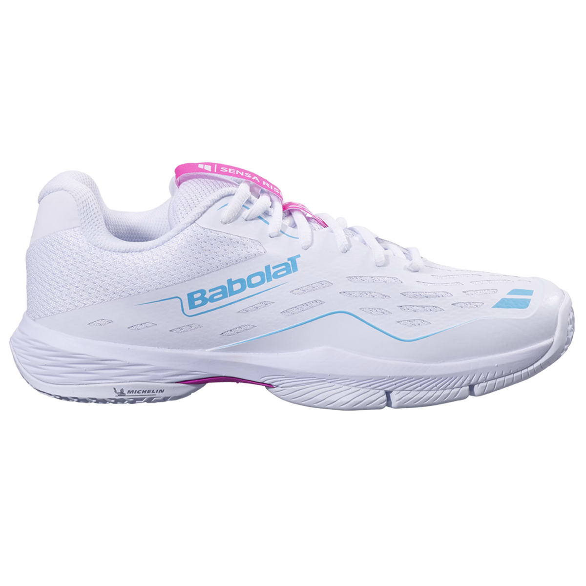 Babolat Sensa Rise Dam Vit/Rosa – Padelskor