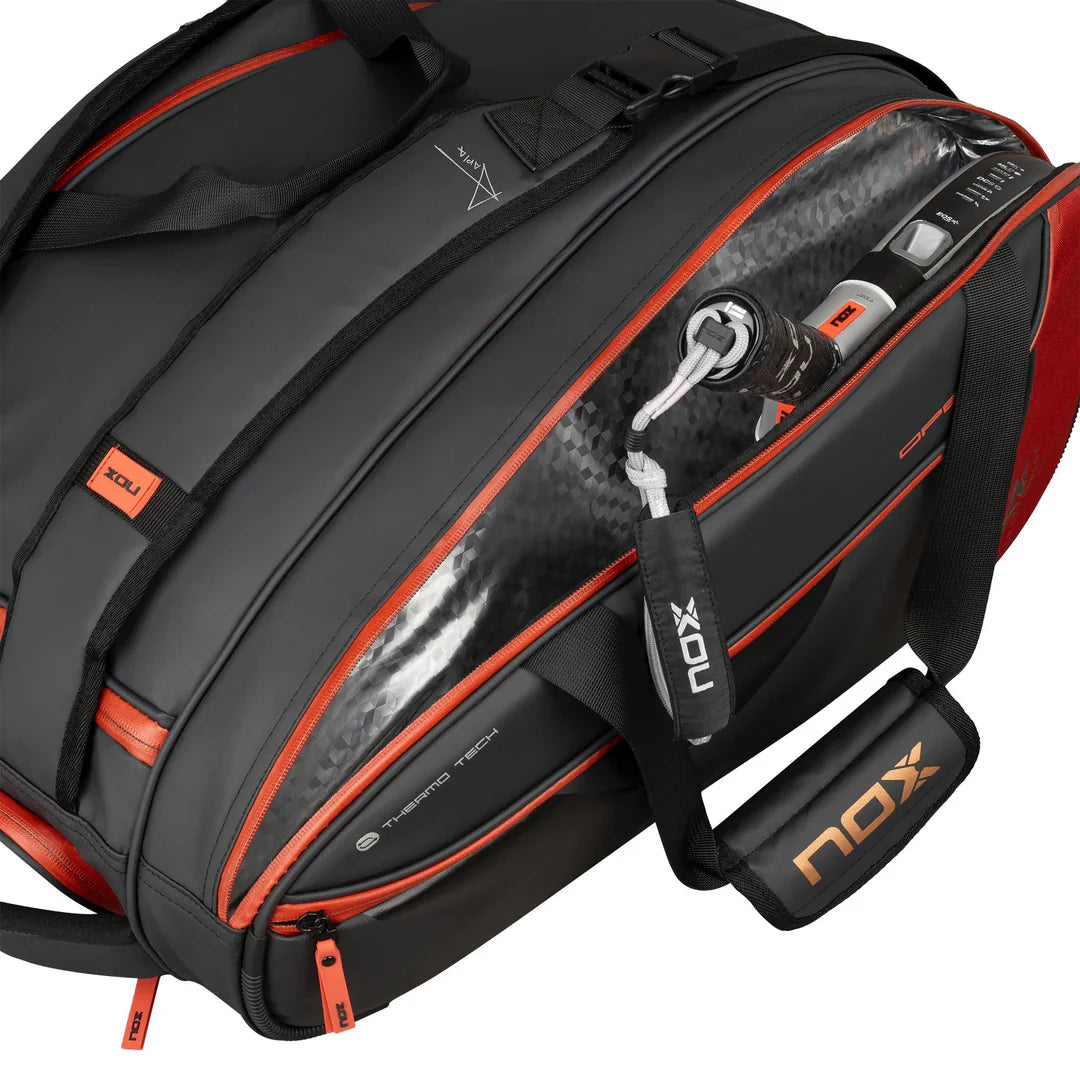 NOX Luxury Open Series Padelbag Svart/Röd