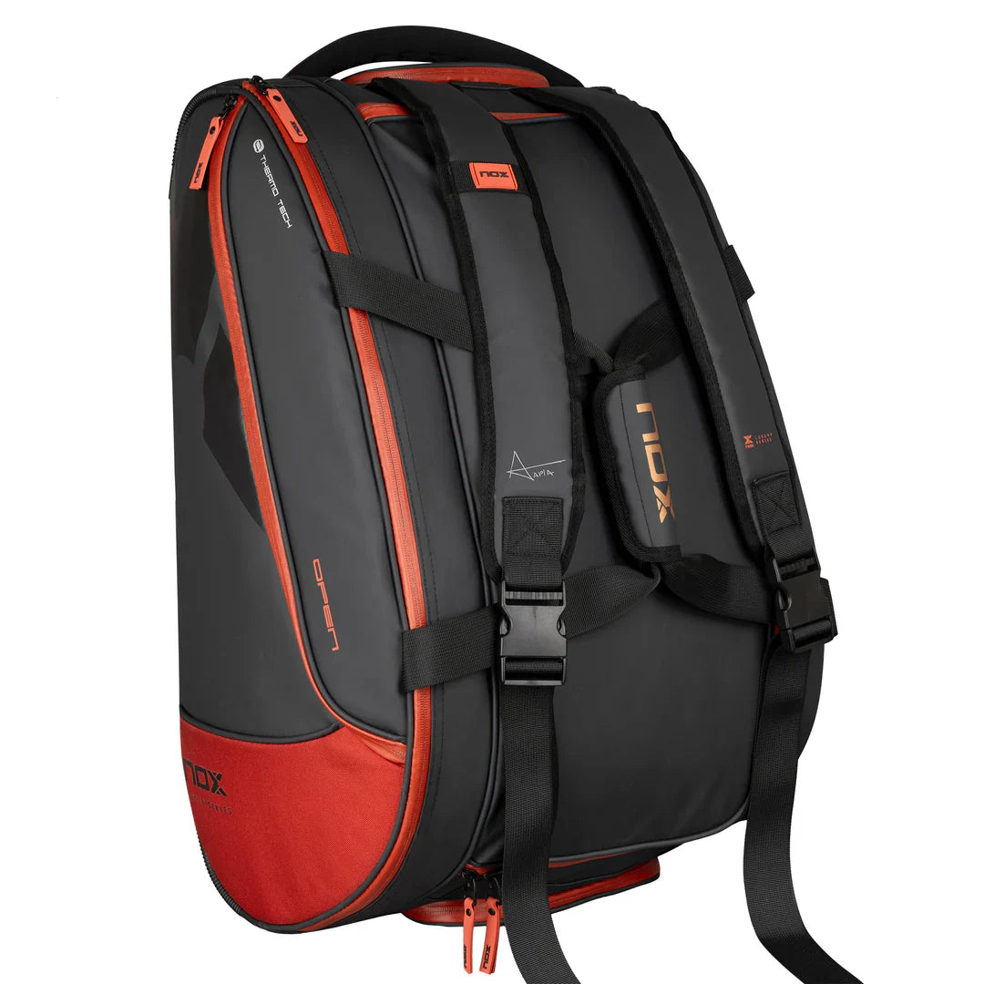 NOX Luxury Open Series Padelbag Svart/Röd