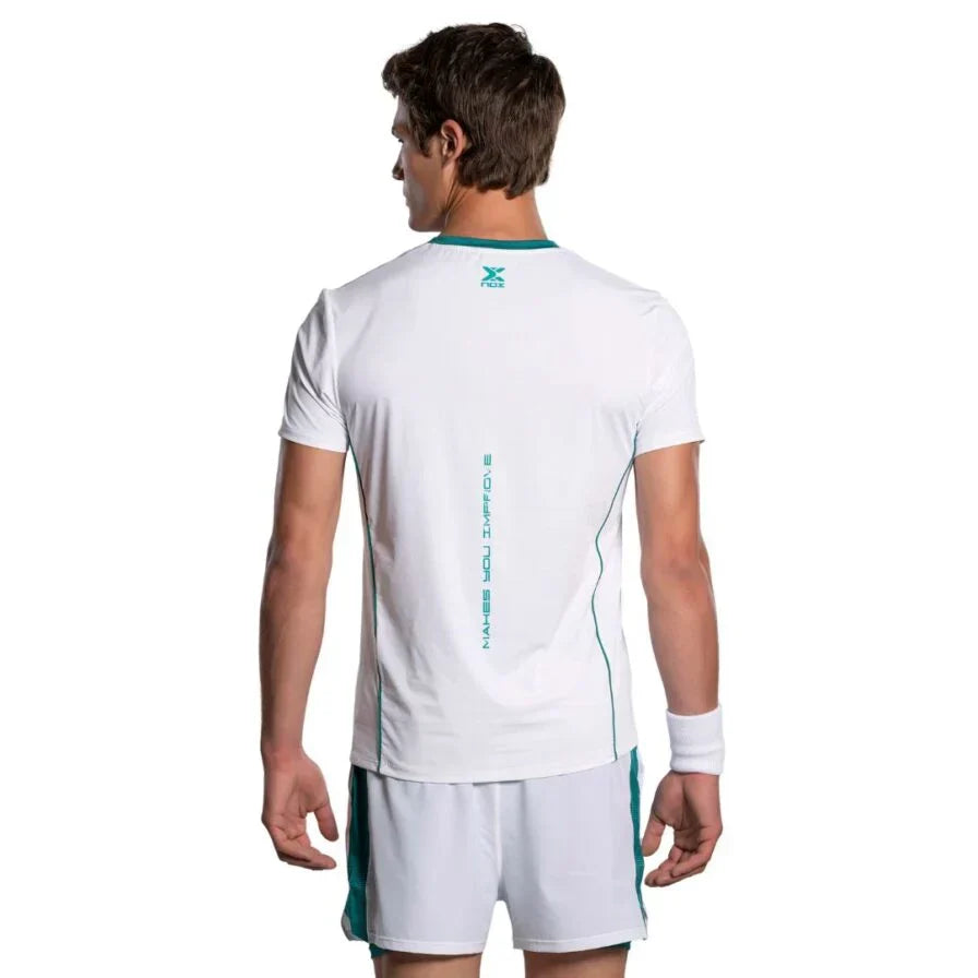 NOX T-shirt Herr PRO White/Ivy Green