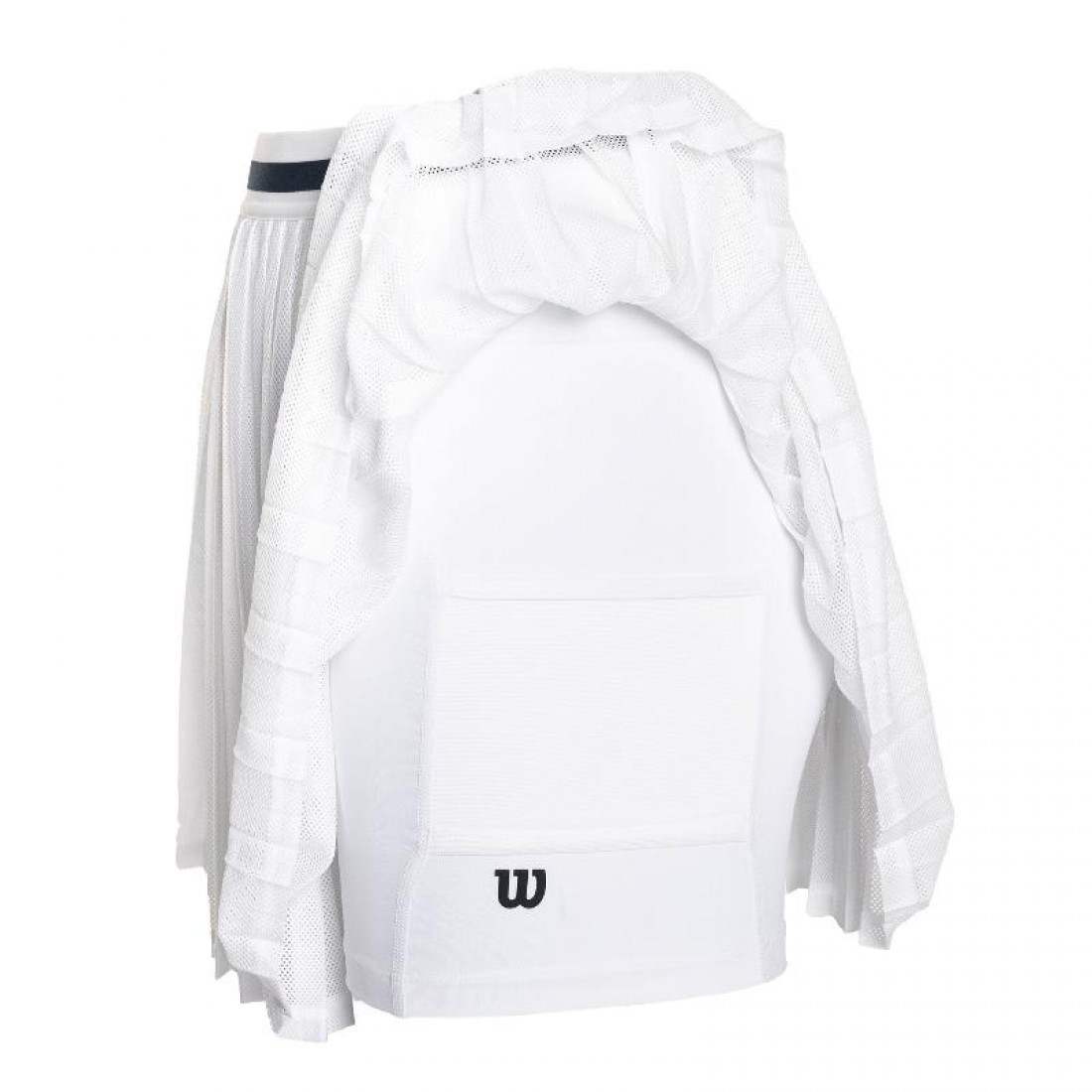 Wilson Team Plisserad Kjol Dam Vit