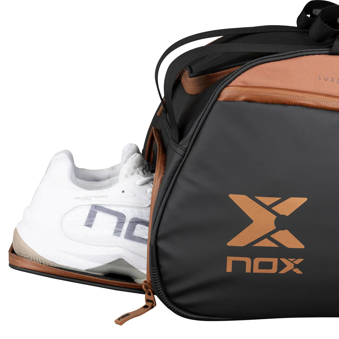 NOX Luxury Open Series Padelbag Svart/Brun