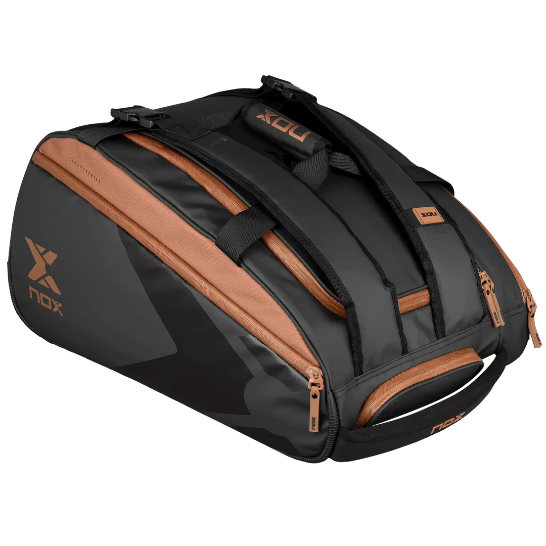 NOX Luxury Open Series Padelbag Svart/Brun